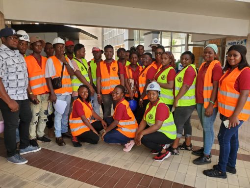 ENGINEERING STUDENT ON PRACTICAL FIELD WORK